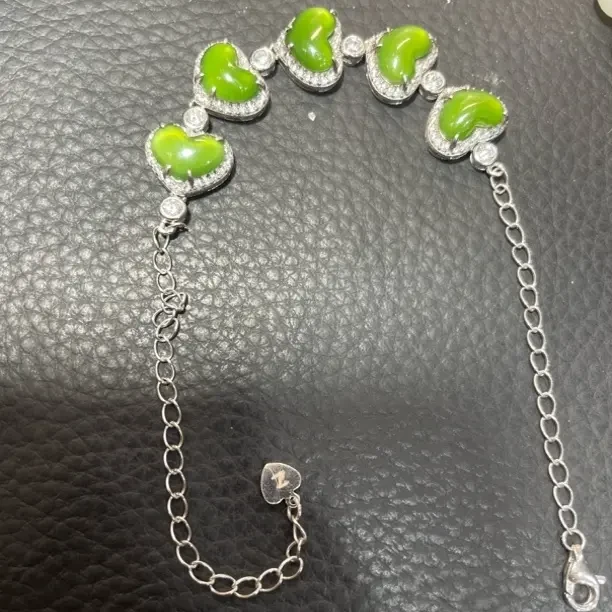 碧玉爱心轻奢百搭精致大气