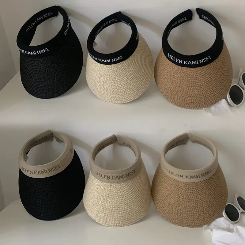 帽子夏季遮阳帽草帽太阳帽帽子防晒防紫外线帽女款女士新款E568