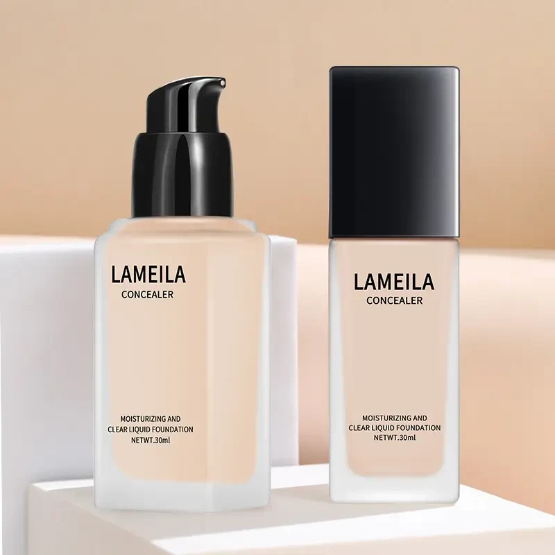 兰冠防水持妆粉底液遮瑕持久亲妈干油皮保湿遮瑕滋润无瑕水光妆