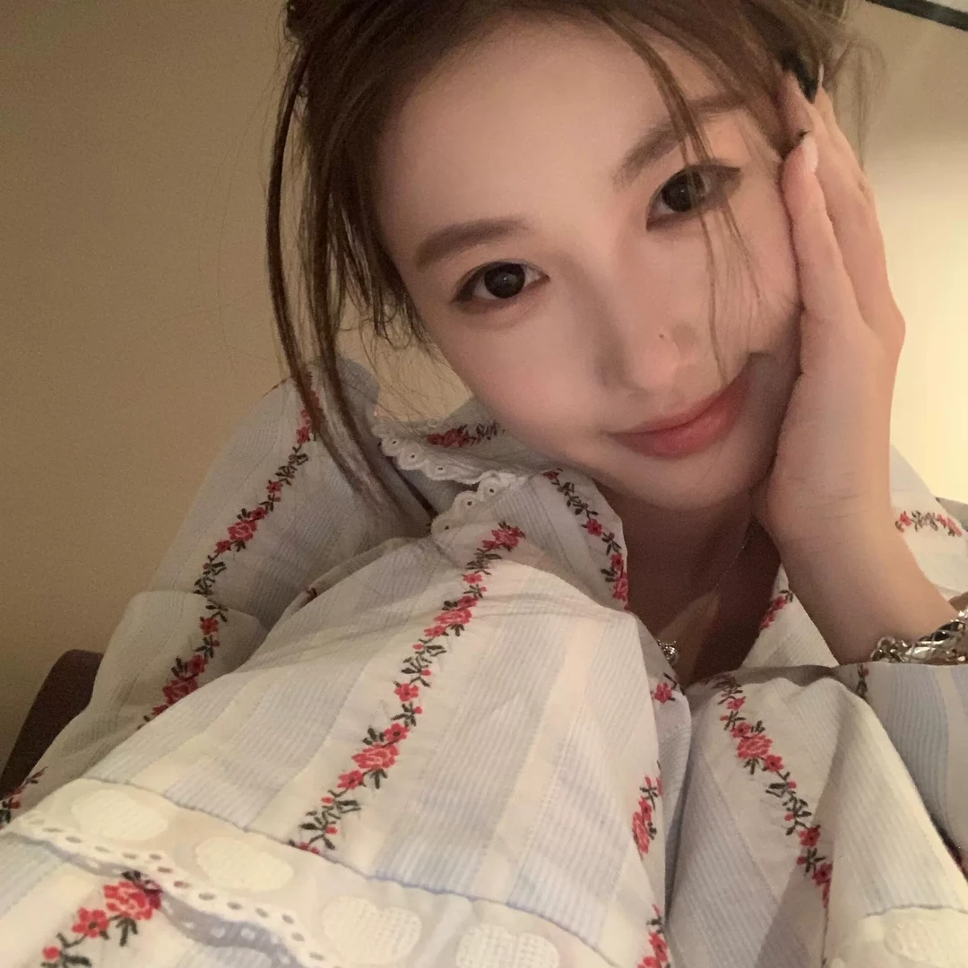韩系高级感条纹碎花睡衣女春秋季2025新款舒适透气大码家居服套装