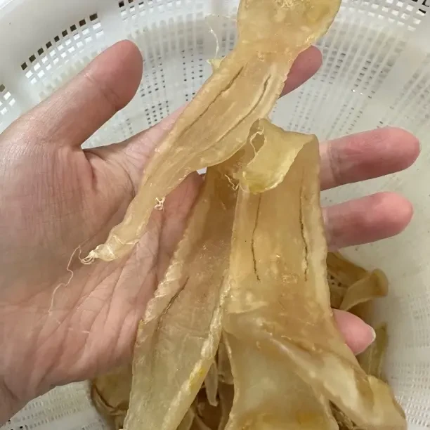 618 30头南澳自晒滋补的深海白花鱼胶干货