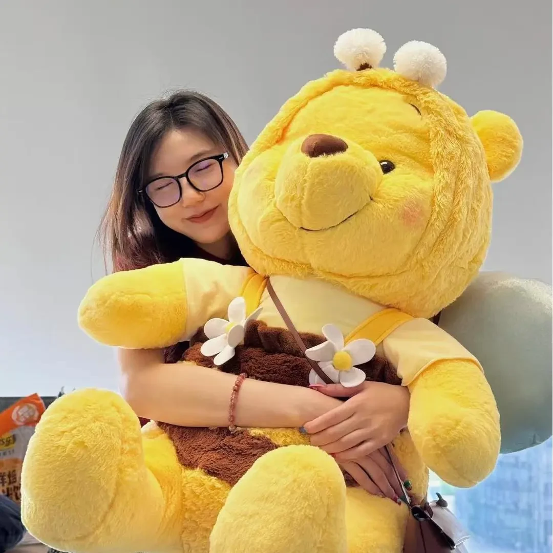 蜜蜂维尼熊噗噗熊超大超软送人生日礼物女生