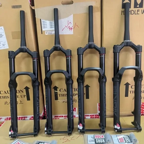 山地车27.5 29寸气叉BOOST桶轴线控肩控避震前叉