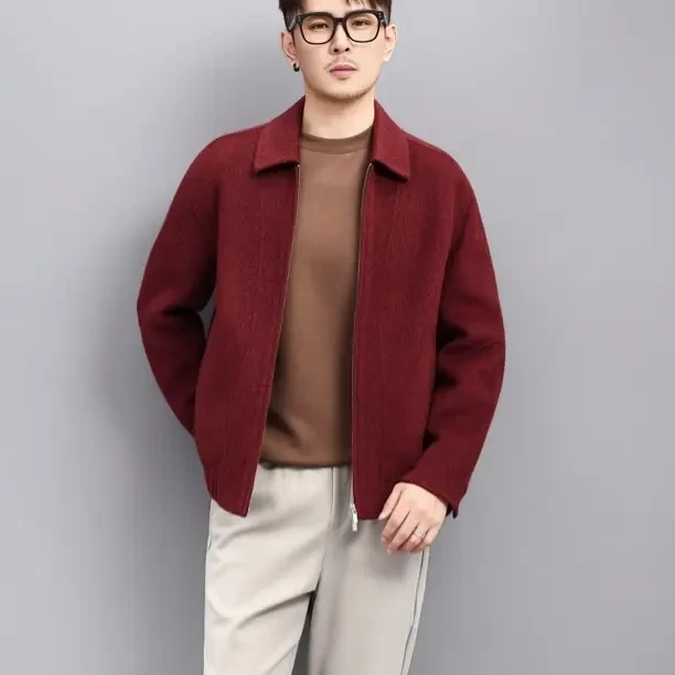 TOM FFIOR 【T*F-3.6w+】进口羊毛！100%羊毛双面呢短夹克外套86201