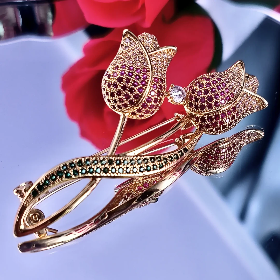 民族风女复古/宫廷植物花卉胸针可爱胸花优雅高档