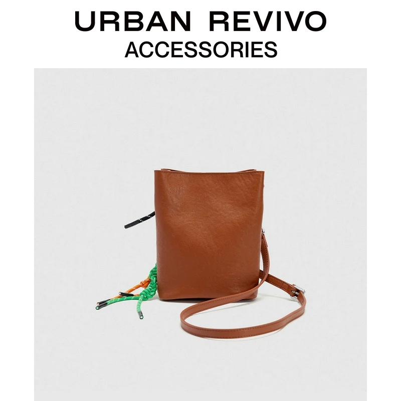 URBAN REVIVO2025春季新款男彩色编绳可调节斜挎包UAMB50034