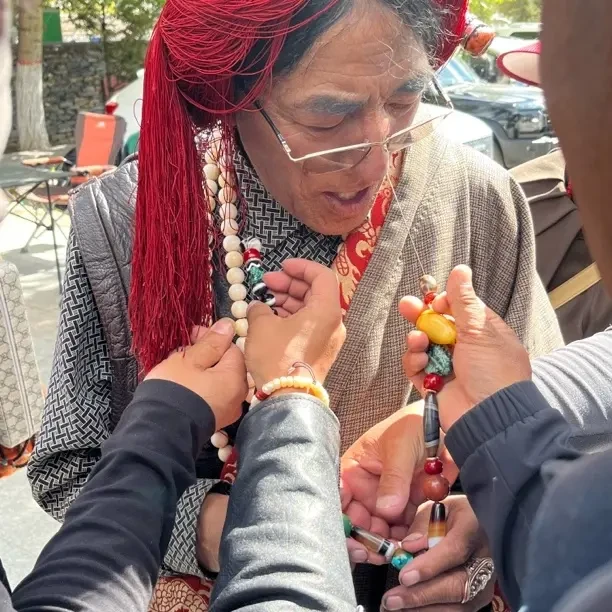 非金属木质耳饰 直播间拍品链接（藏传小元素。