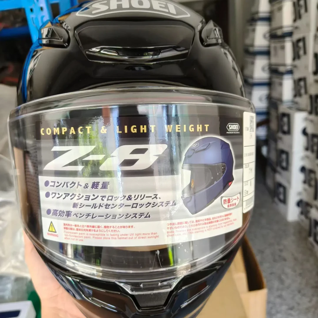 新手第一顶盔SHOEI Z8 黑色无反光标日系正品摩托车全盔
