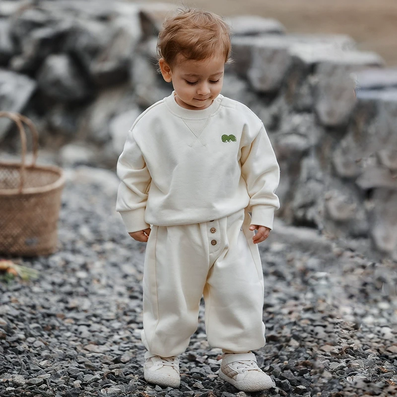 muaqiaqia 男女童卫衣套装春秋装宝宝两件套小童衣服洋气5YCZ081