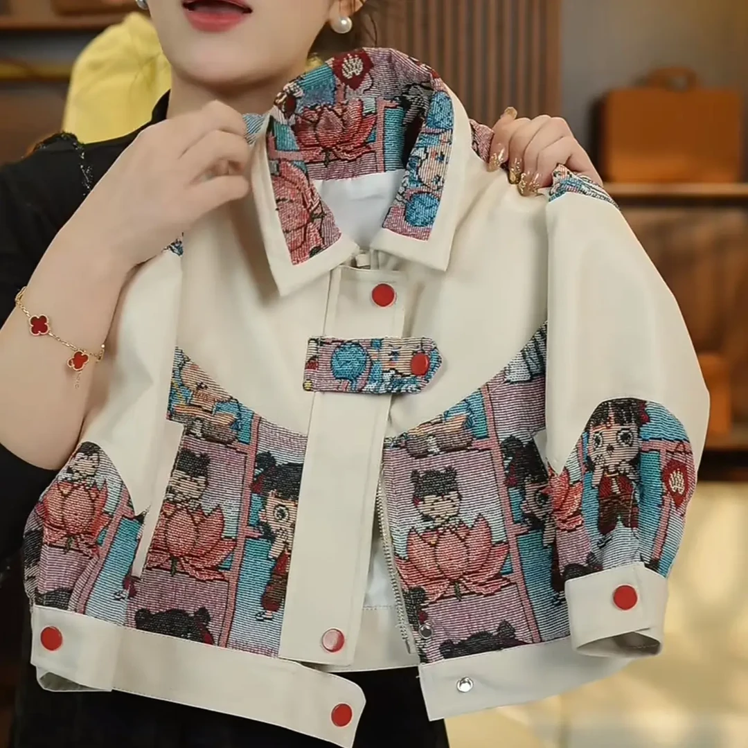 儿童春季外套男女宝宝中小童春秋哪吒皮衣外套休闲运动外套童装潮