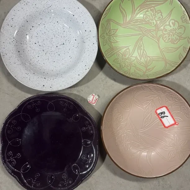 直播特惠八寸深盘四只装瑕疵