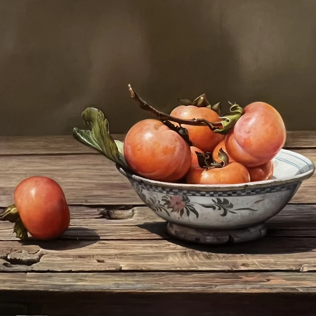 精品油画. 超写实水果，事事如意45 X60厘米纯手工