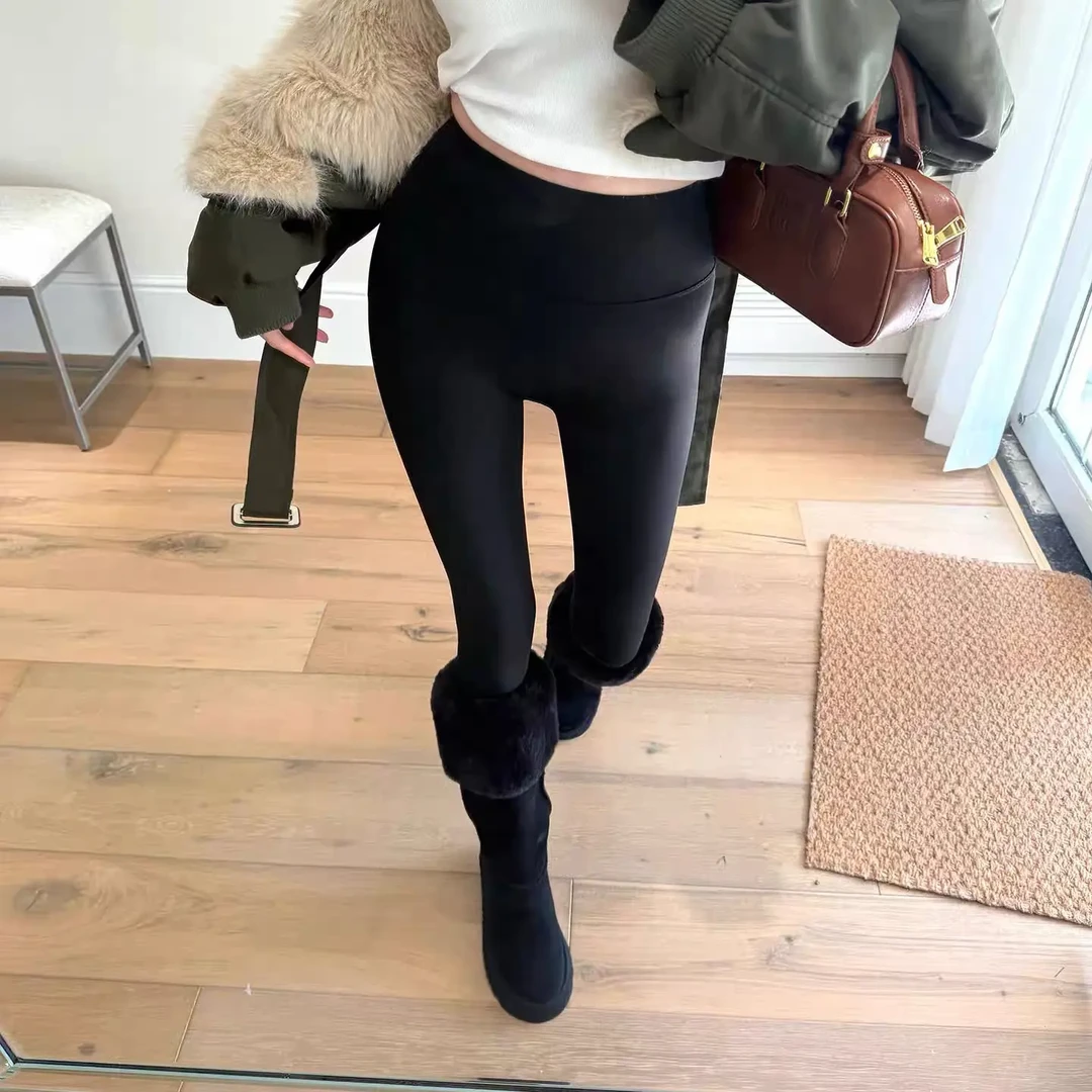 桔子定制——小魔女芭比裤，加绒加厚高腰保暖外穿百搭瑜伽打底裤