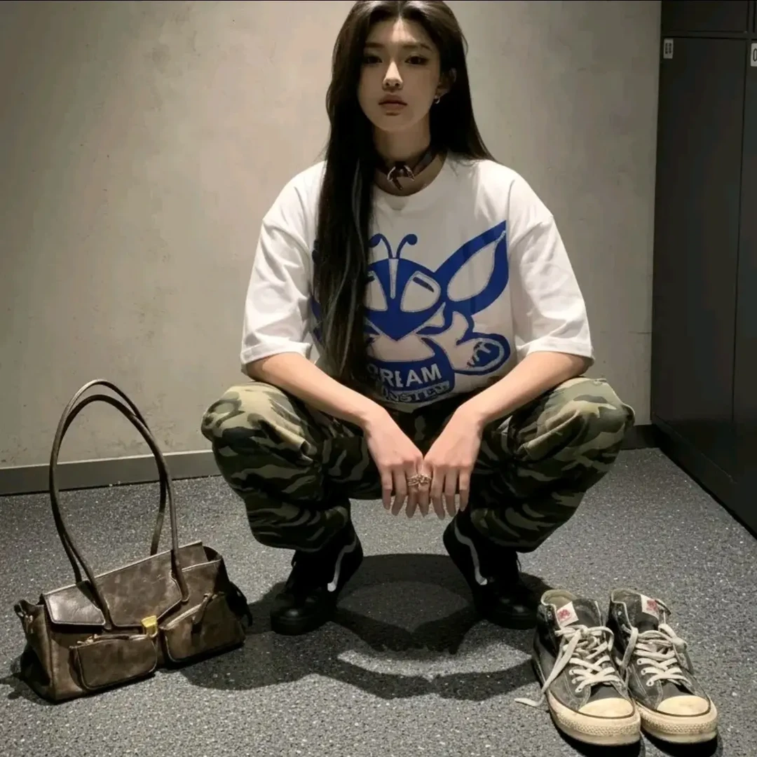 青年纯棉印花运动短袖圆领夏季男女同款T恤