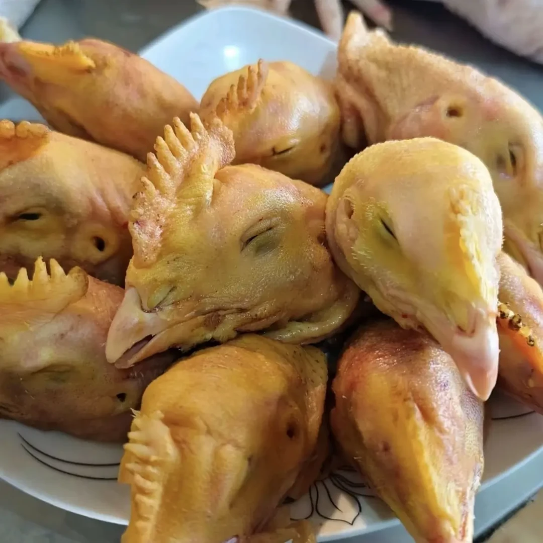 广河清真鸡头；广河发货 包冰率10%以内5斤