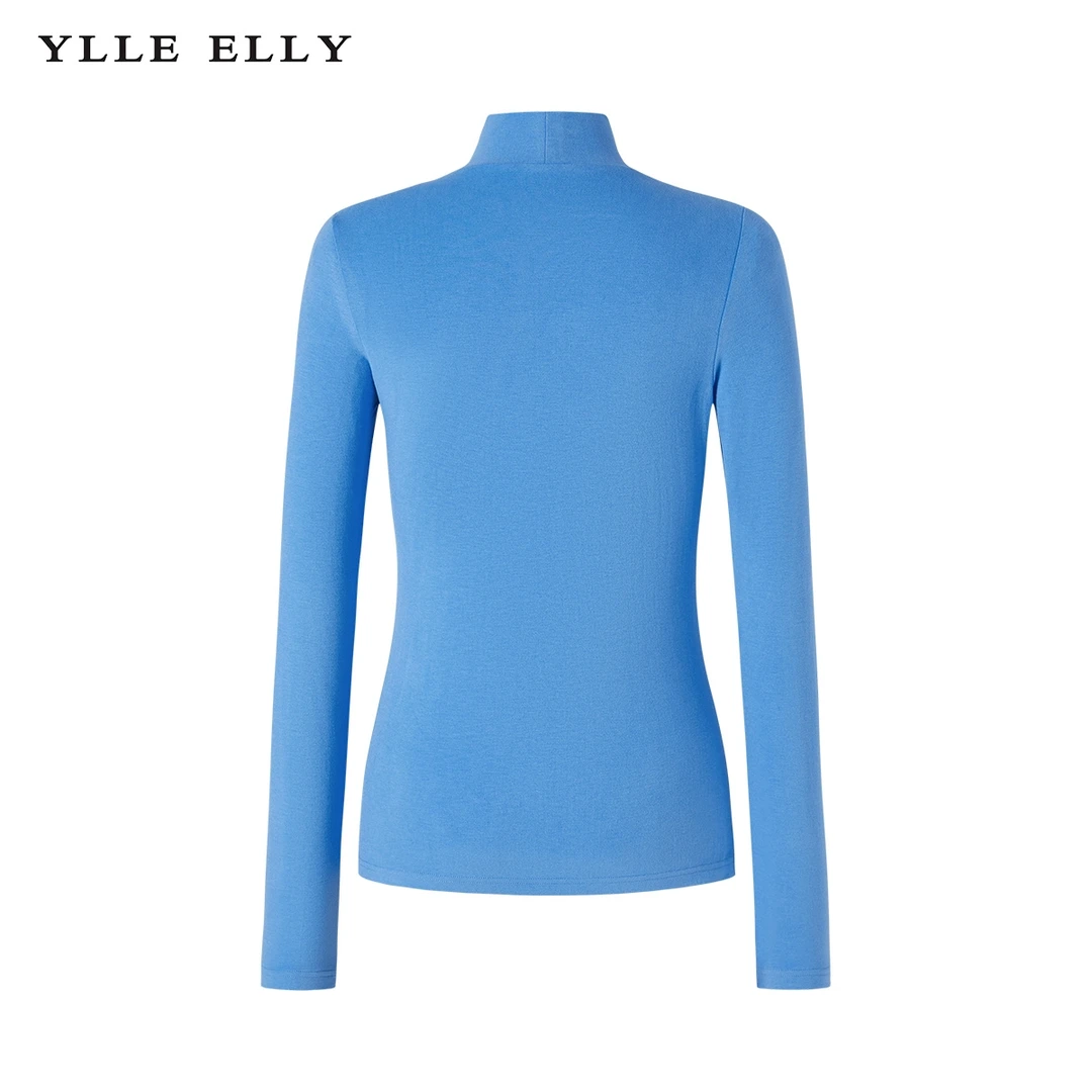 【粉丝专属】纯色简约小衫2023冬季新款立领打底衫上衣Y314306858