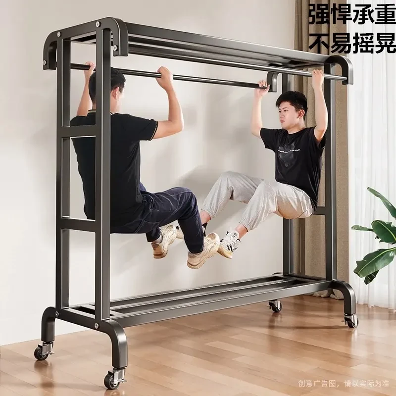 晾衣架落地立式衣架家用室内卧室阳台挂衣架衣帽架加粗简易移动