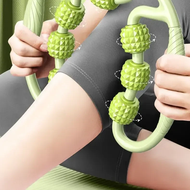 滚轮腿部放松健身器材