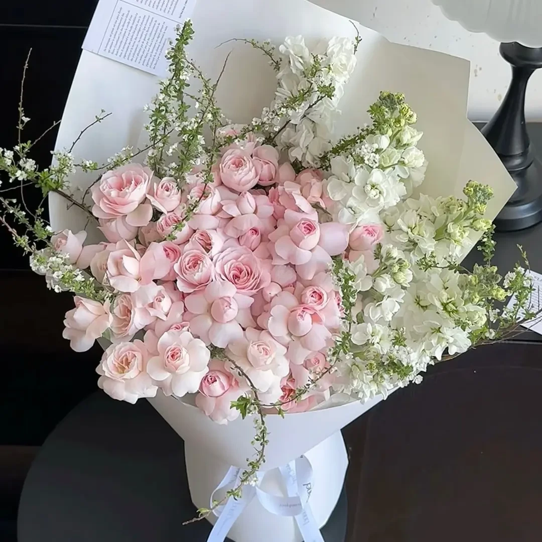 520仙子之吻多头玫瑰花束鲜花同城速递配送全国杭州南京上海贵阳