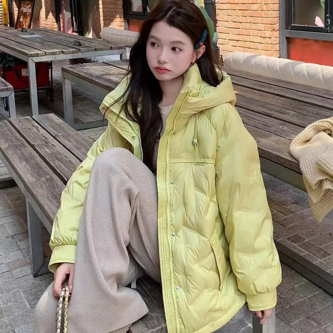 9921加肥加大连帽羽绒服