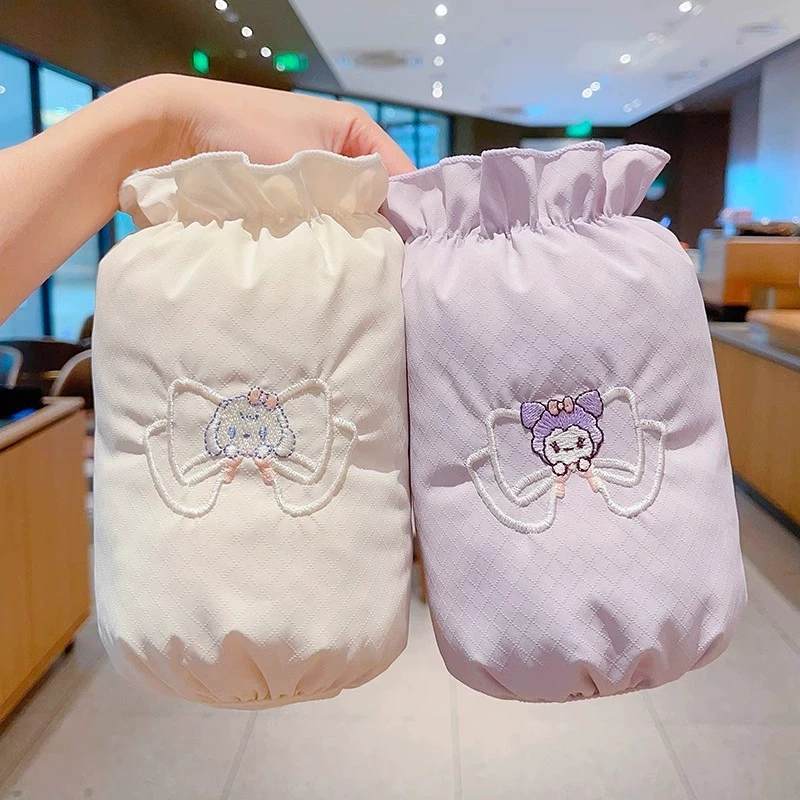 秋冬女童可爱袖套2024新款儿童库洛米防油污护袖学生写字防脏袖头