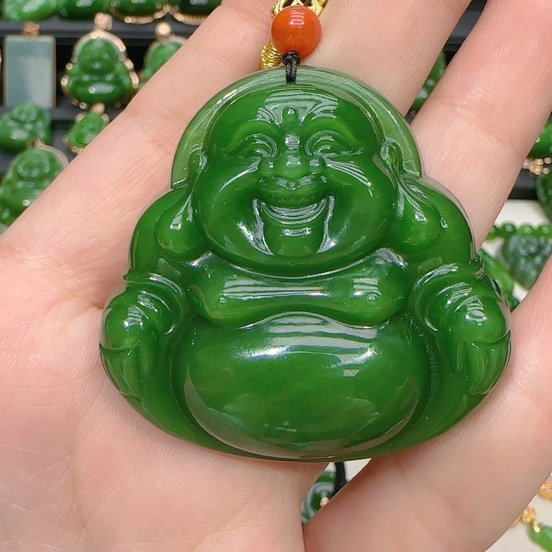 和田玉(碧玉)颈饰未镶嵌