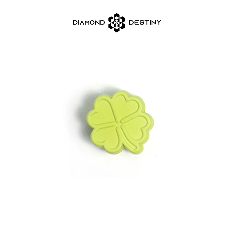 DIAMOND DESTINY幸运四叶草配饰品牌原创鞋带编织配饰-草绿