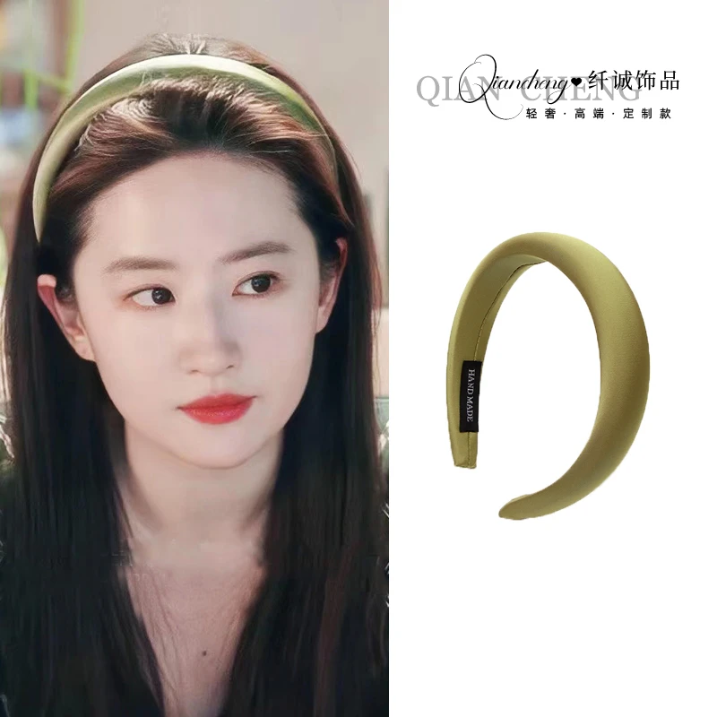 气质新款布艺缎面发箍明星同款头箍甜美高档头饰发饰轻奢百搭发卡