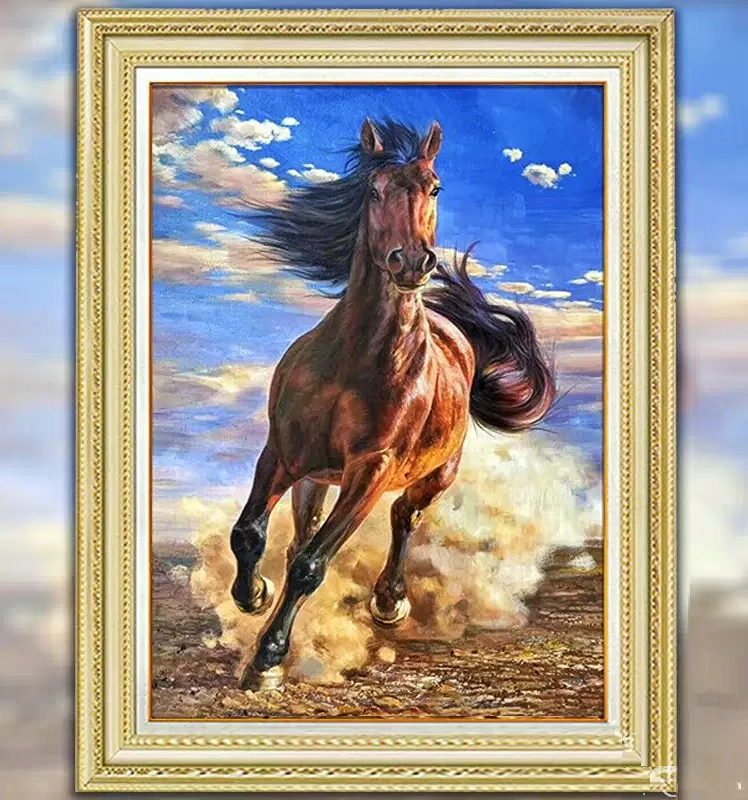 法国DMC十字绣-马到成功 奔腾的骏马