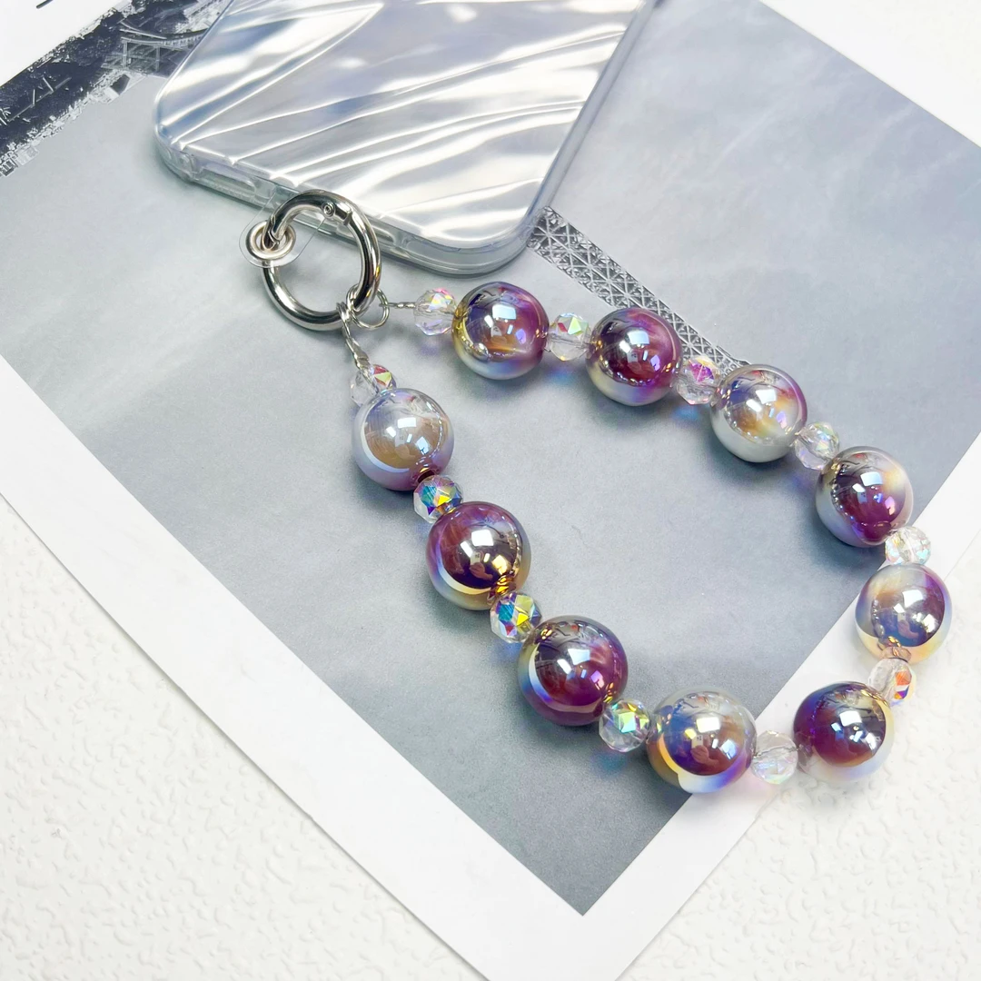 原创DYI手机挂链手工串珠高级感挂链女款时尚个性挂绳包包挂件