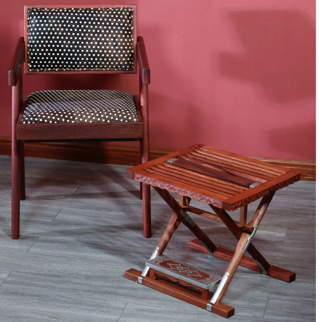 实木折叠凳昌迪加尔凳简约精致换鞋凳主人凳实用