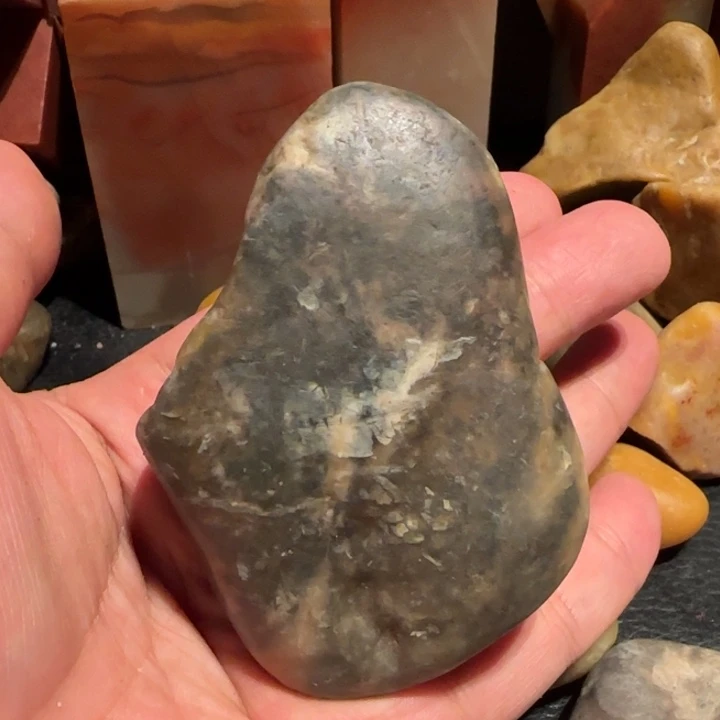 老挝石田黄原石，