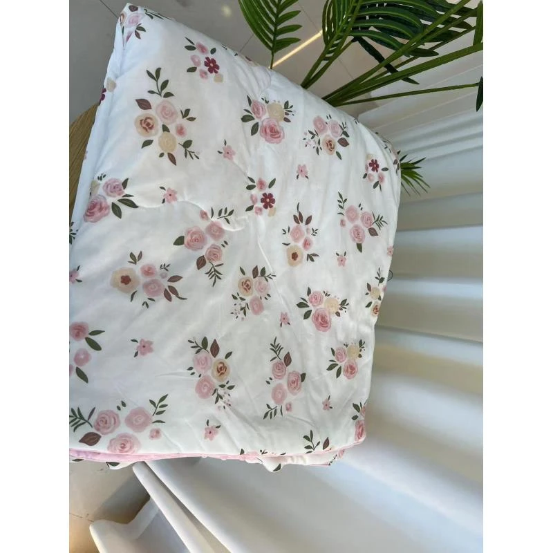 【北奈かわ会社】凉感豆豆空调被夏凉被 200*230  夏日玫瑰