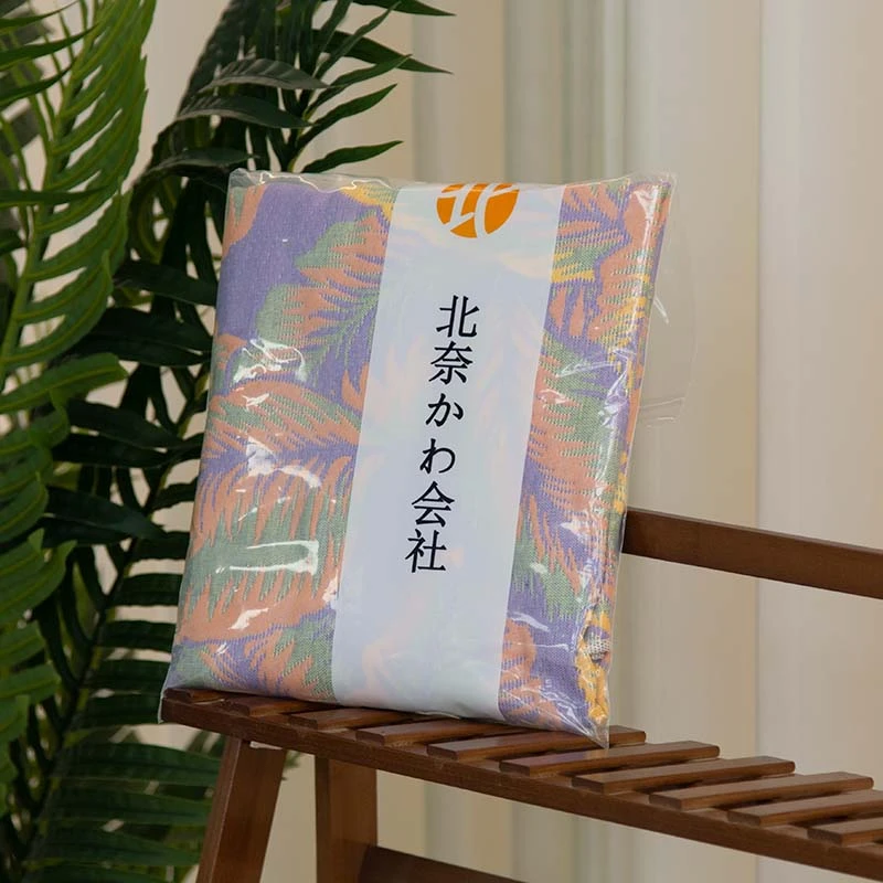 【北奈かわ会社】纯棉多层纱布加大透气吸汗枕巾52*78 枝繁叶茂