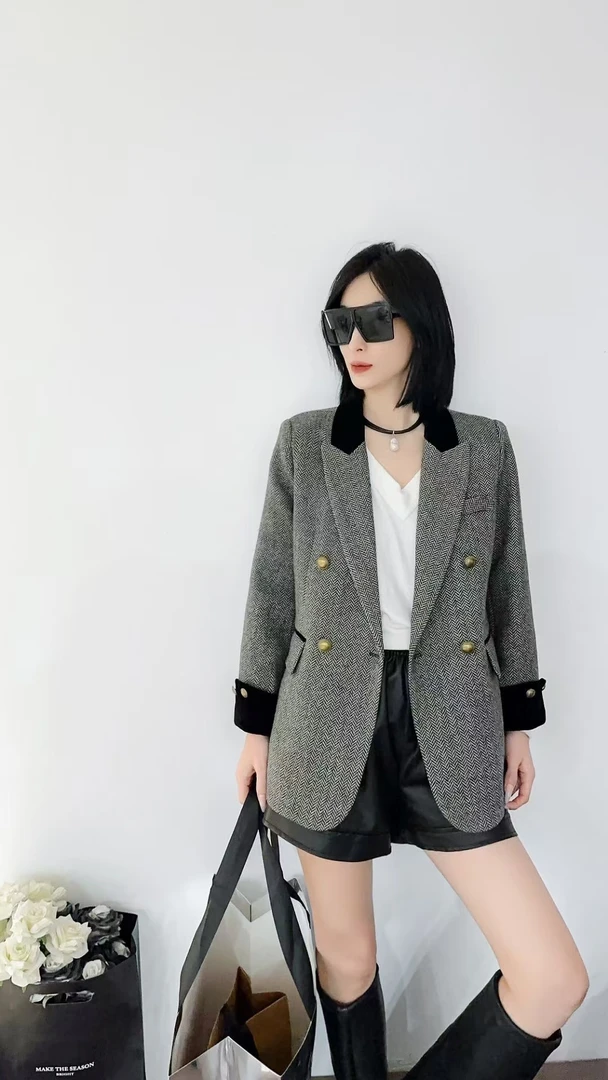 5861高品质羽绒内胆西装外套