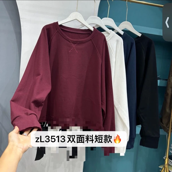 3513新款小刺绣款显瘦打底衫