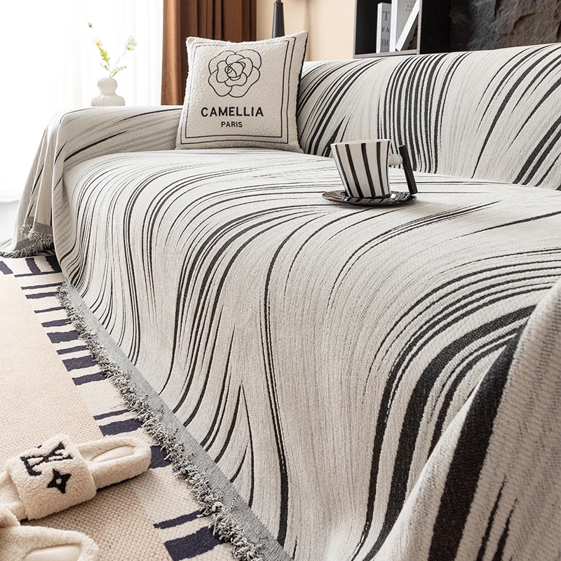 雪尼尔沙发巾盖布客厅全盖毯坐垫四季通用沙发垫2025流行新款套罩