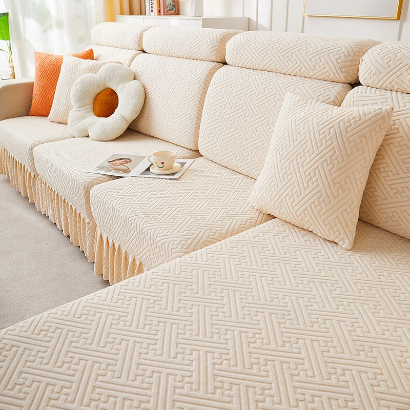 欧式弹力沙发套罩全包套四季通用防滑海绵布艺沙发坐垫防尘罩盖巾