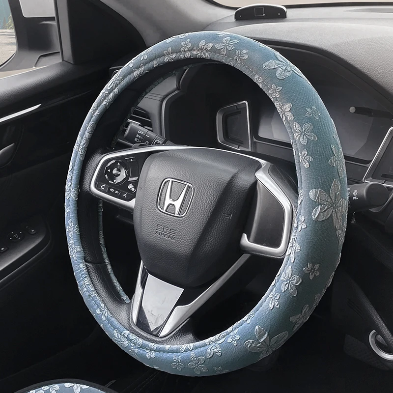 中国风汽车方向盘套天透气防滑高档女神款四季通用车把套