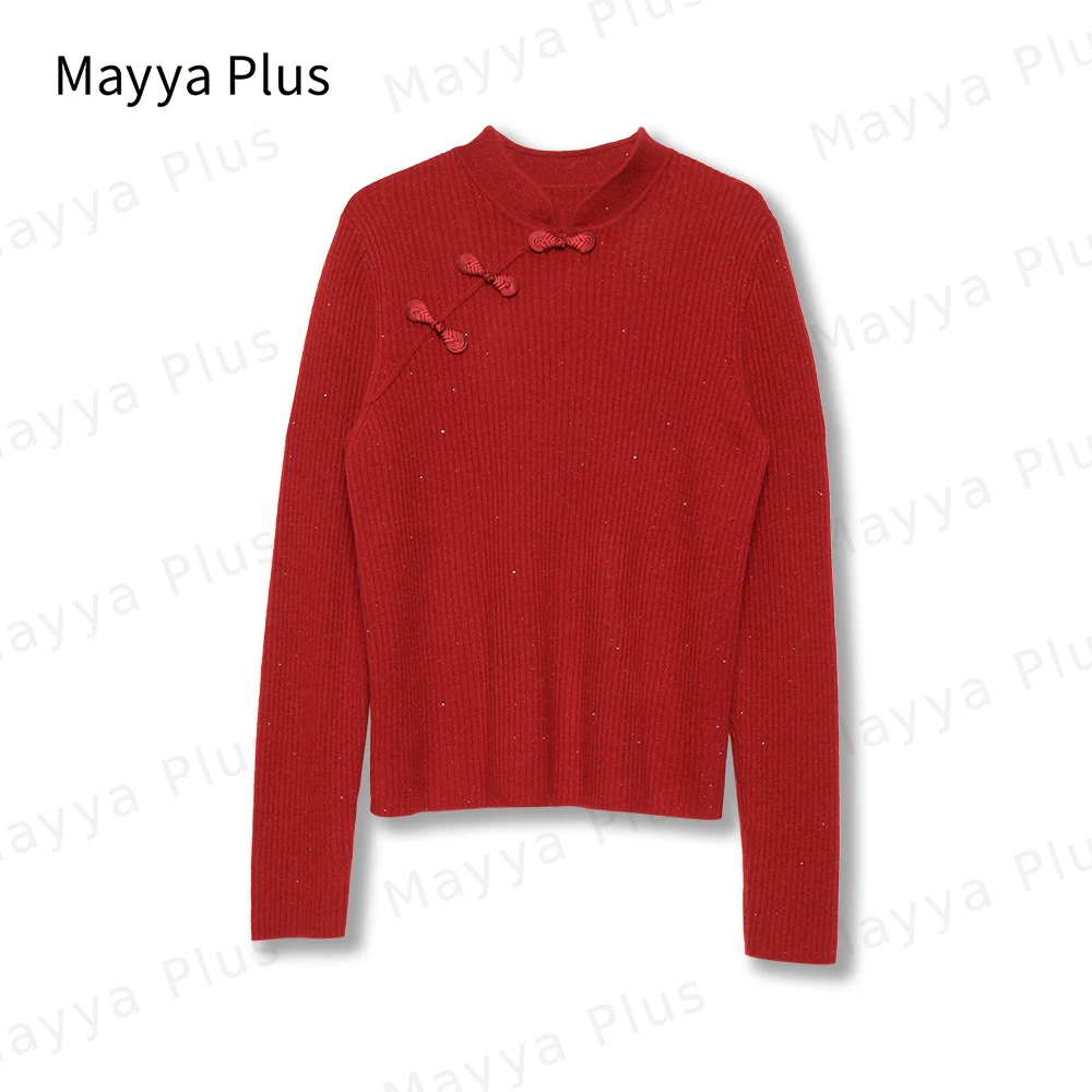 【国风千金】时尚新品气质显瘦百搭热力感毛衫32348516