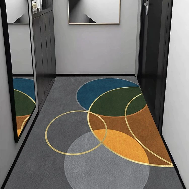 地毯流行硅藻泥门口地垫进门入户门垫硅胶吸水脚垫卫生间防滑家用