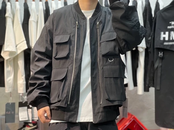 潮牌新款秋冬真两件套百搭男女休闲外套