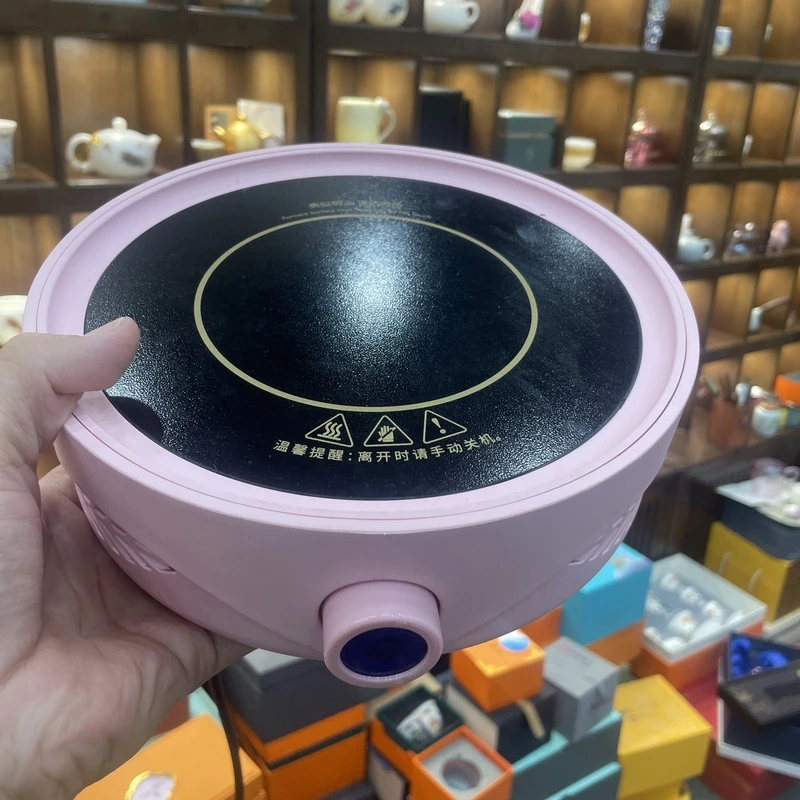 商品电陶炉1000W粉色少女心一年质保