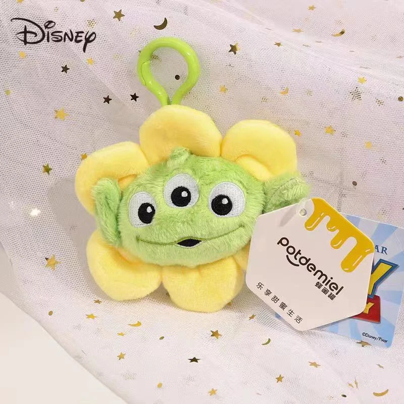 正版迪士尼生活总动员三眼仔毛绒挂件可爱三眼仔包钥匙扣可爱挂件