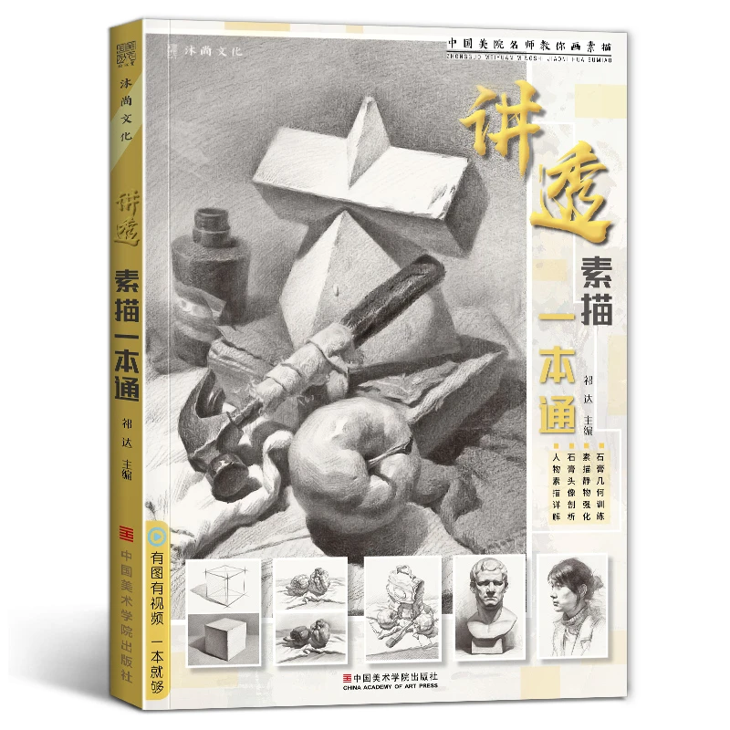 讲透素描一本通 基础教程零基础入门美术绘画书籍教材临摹范画结