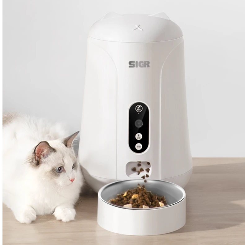 自动喂食器猫咪定时定量智能5G视频宠物猫粮狗粮投喂机远程控制