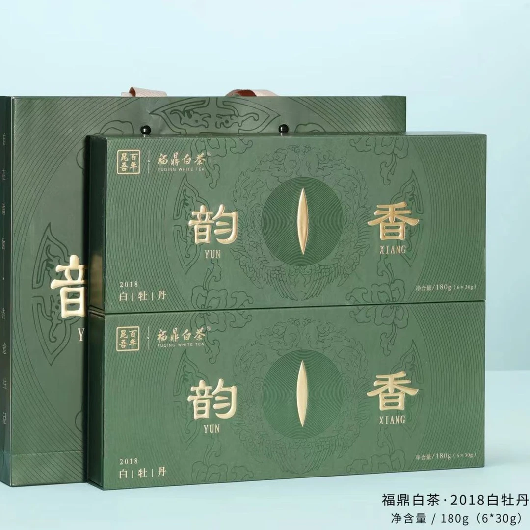 【2018花香白牡丹】1条6盒36饼毫香蜜韵回甘持久福鼎核心产区