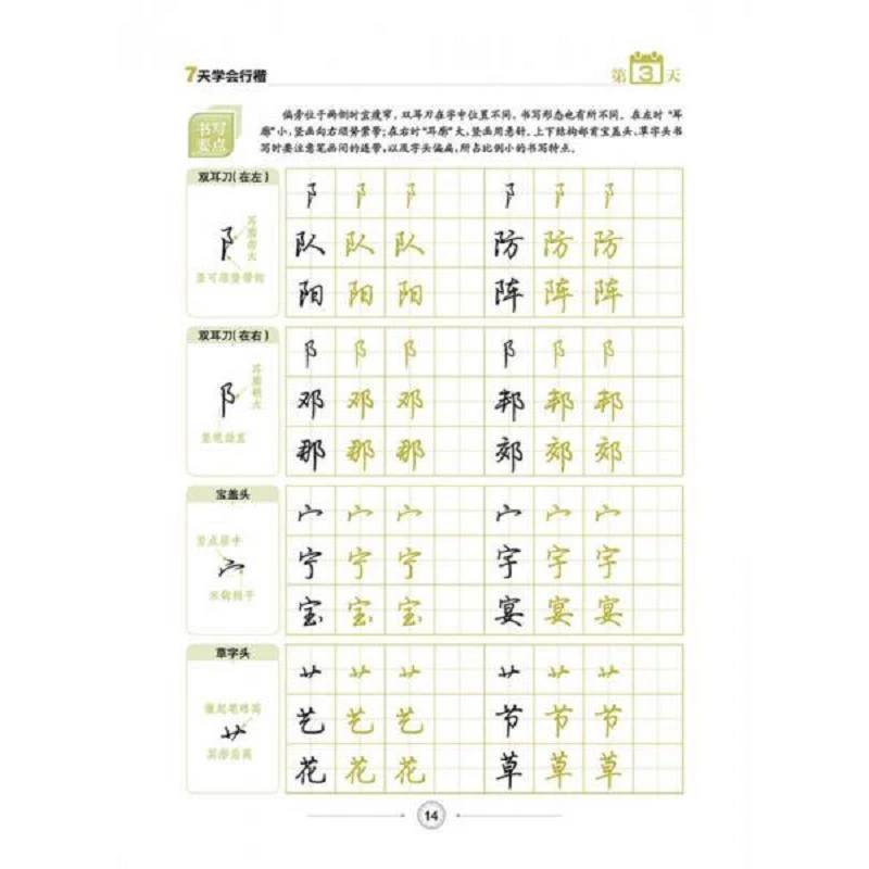 墨点字帖：7天学会行楷·钢笔书法字帖·钢笔书法字帖 二