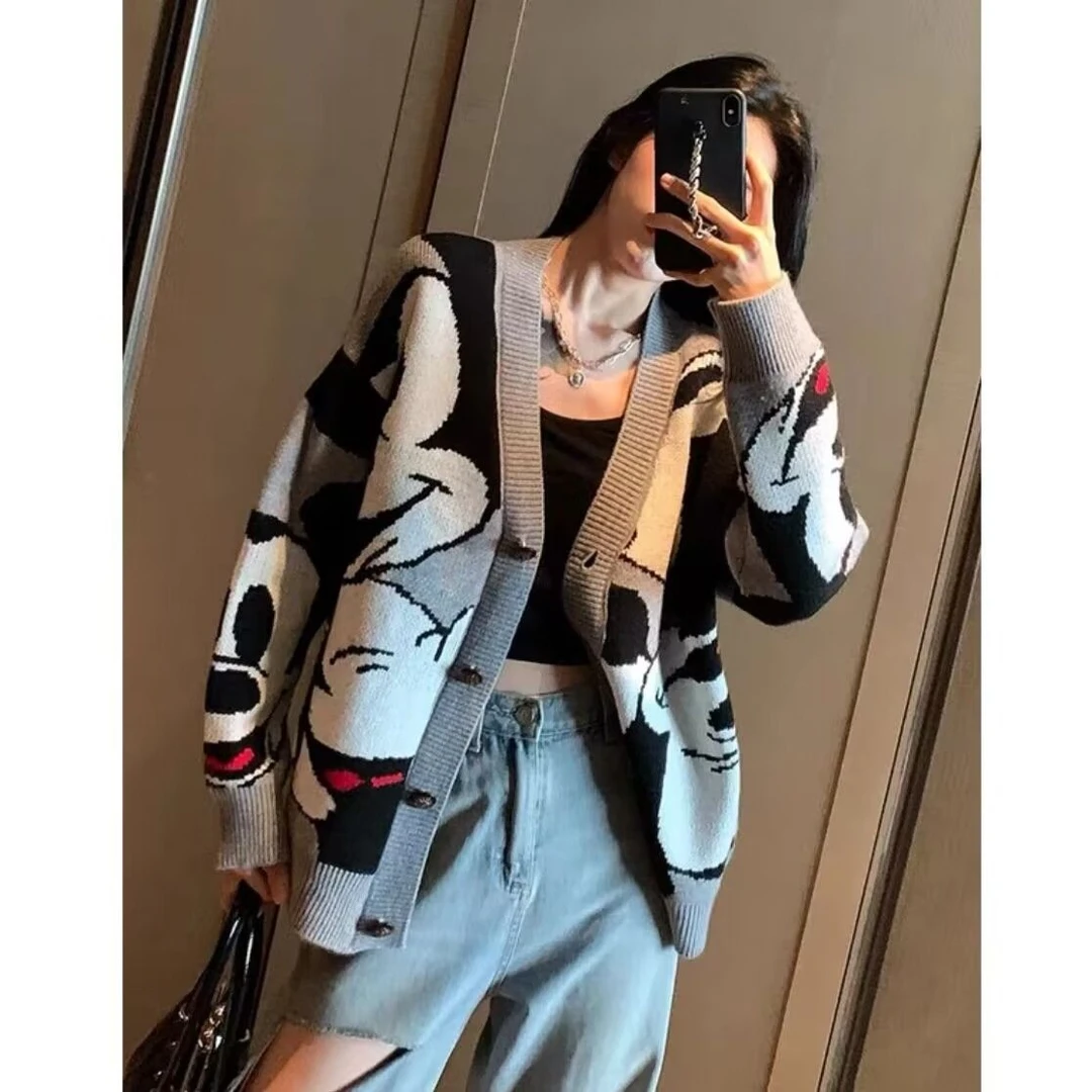 毛衣外套女宽松慵懒春秋百搭洋气外穿2025春季新款加厚针织开衫