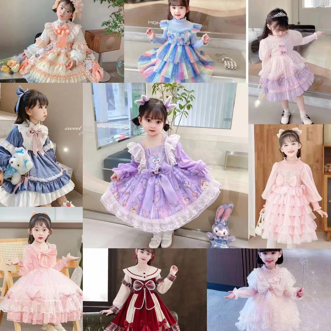 29新款女童时尚蓬蓬纱连衣裙（听号下单）洋气宝宝女童夏季蓬蓬纱裙